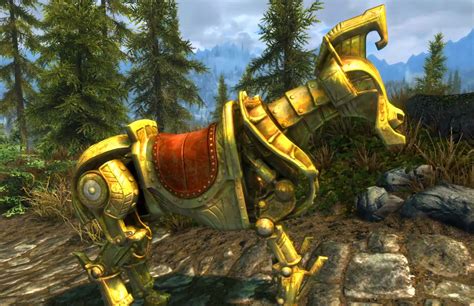 Mounted knights are both powerful and prestigious, so it's no surprise the Three Alliances compete to breed the strongest and most majestic chargers for their armored cavalries. . Skyrim dwarven horse